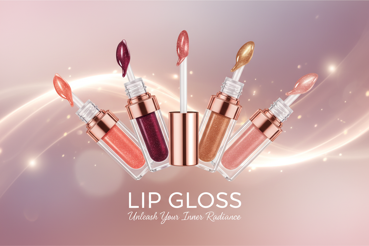 Lip Gloss Promotional Banner